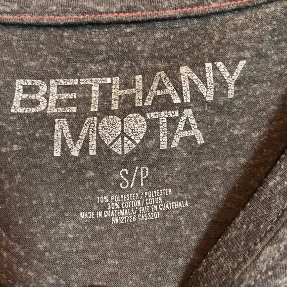 Bethany Mota by Aeropostale Crop T-shirt Cat - Picture 2 of 3